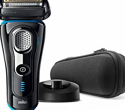 Braun Series 9 9240s Mens Electric Foil Shaver, Wet and Dry, Rechargeable and Cordless Razor with Pop Up Trimmer - Black