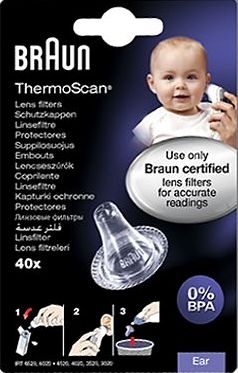 Braun, 2041[^]10002316 ThermoScan Lens Filter LF 40 - 40 Pack