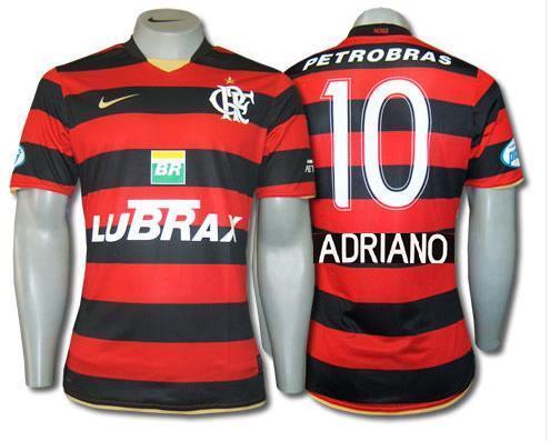  09-10 Flamengo home (Adriano 10)
