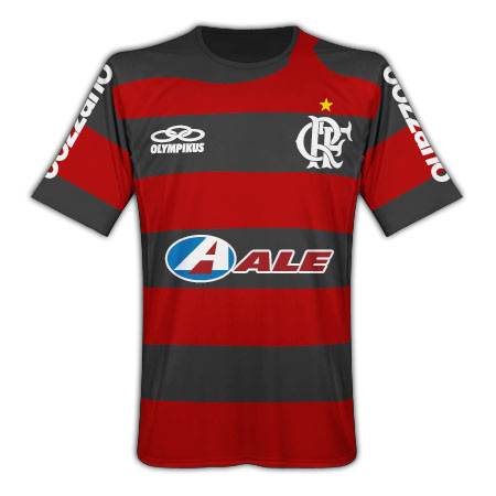 Brazilian teams  2010-11 Flamengo Home Shirt