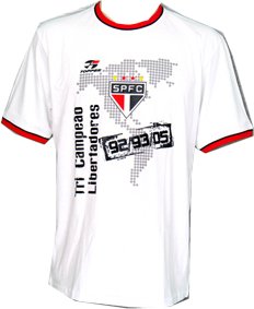 Brazilian teams Topper Sao Paolo Libertadores Tee - white 05/06