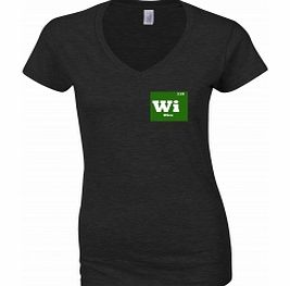 Wire Black Womens T-Shirt Large ZT