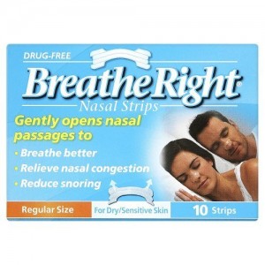 Breathe Right Nasal Strip Clear Small/Medium -