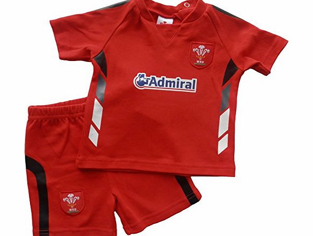 Brecrest Fashion Baby-Boys Welsh Rugby Union WRU303 Clothing Set, Red, 12-18 Months