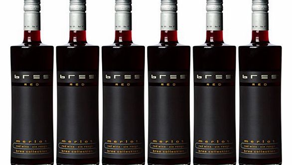 Bree IGP French Merlot Red Wine 6x 75 cl Bottles