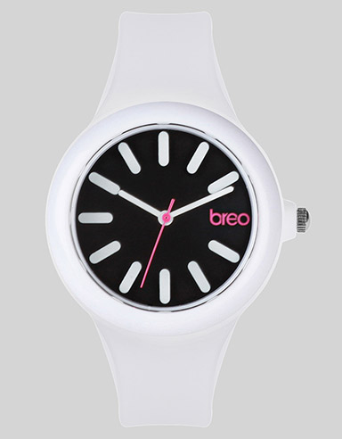 Breo Arc Watch - White/Black
