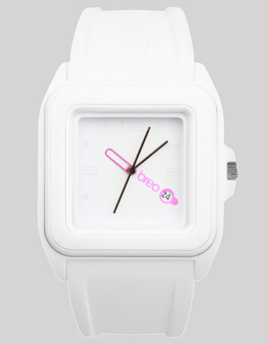 Breo Cube Watch - White