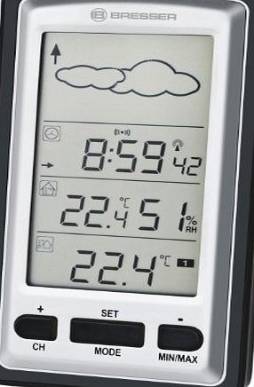 Bresser Weather Station 7010777 TemeoTrend C, gray / black