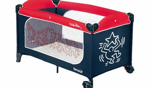 BREVI DOLCE NANNA PLUS TRAVEL COT KEITH HARING