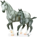 Breyer Grey Warmblood Horse and Foal