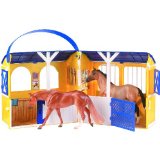 BREYER HORSES Classic Two Horse Barn and Carry Case