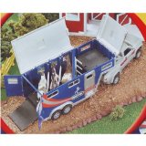 Stablemates Pick up Truck and Gooseneck Trailer - Blue