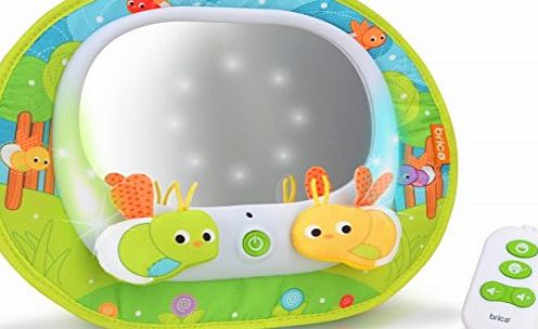 Brica/Munchkin BRICA Munchkin Baby In Sight Magical Firefly Rear View Car Mirror with Remote Control