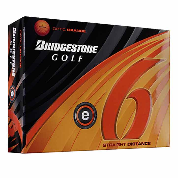 Bridgestone E6 Orange Golf Balls 12 Pack - 2011