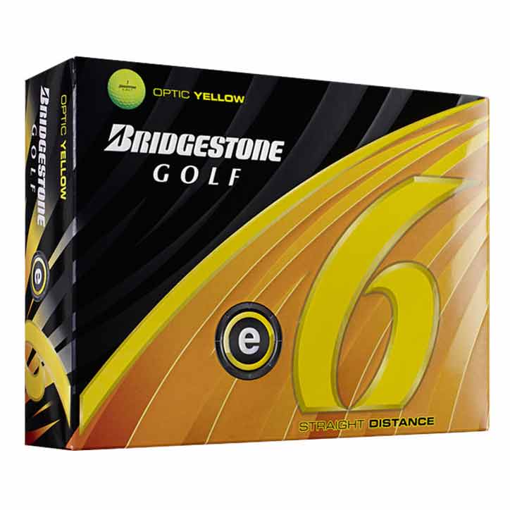 E6 Yellow Golf Balls 12 Pack - 2011
