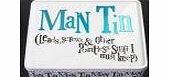 Gifts for Men - Man Tin - leads, screws & other pointless stuff I must keep - id