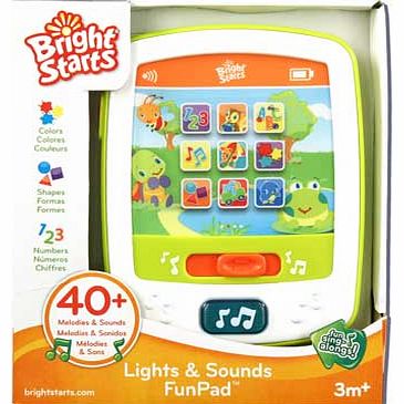 Bright Starts Lights & Sounds Fun Pad Activity Toy