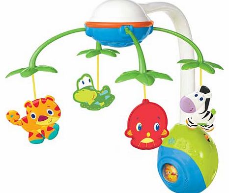 Bright Starts Soothing Safari 2 in 1 Baby Mobile
