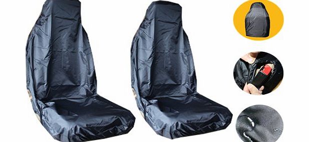 Brightent-Car Seat Cover Brightent Front Car Seat Cover Universal Covers 2 PCS Water proof Dust Sleeve Protector HST4B
