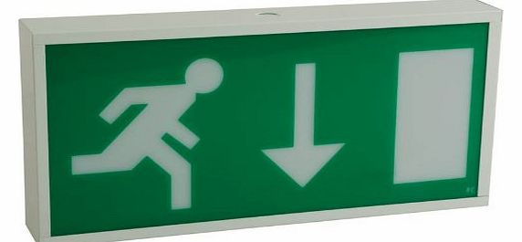 BRIGHTSTORE Shop or Office Emergency Lighting Exit Box - Maintained
