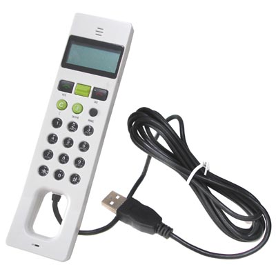 Skype internet phone voip with Dot-matrix LCD