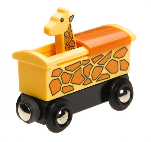 BRIO 33539 Wooden Railway System: Giraffe Wagon