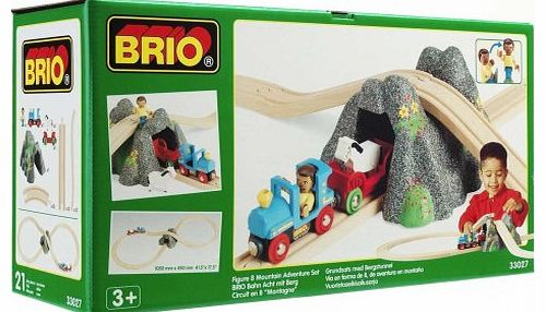 Brio  33027 Figure of 8 railway set with hill