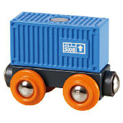 Brio Classic Accessory Blue Container Wagon