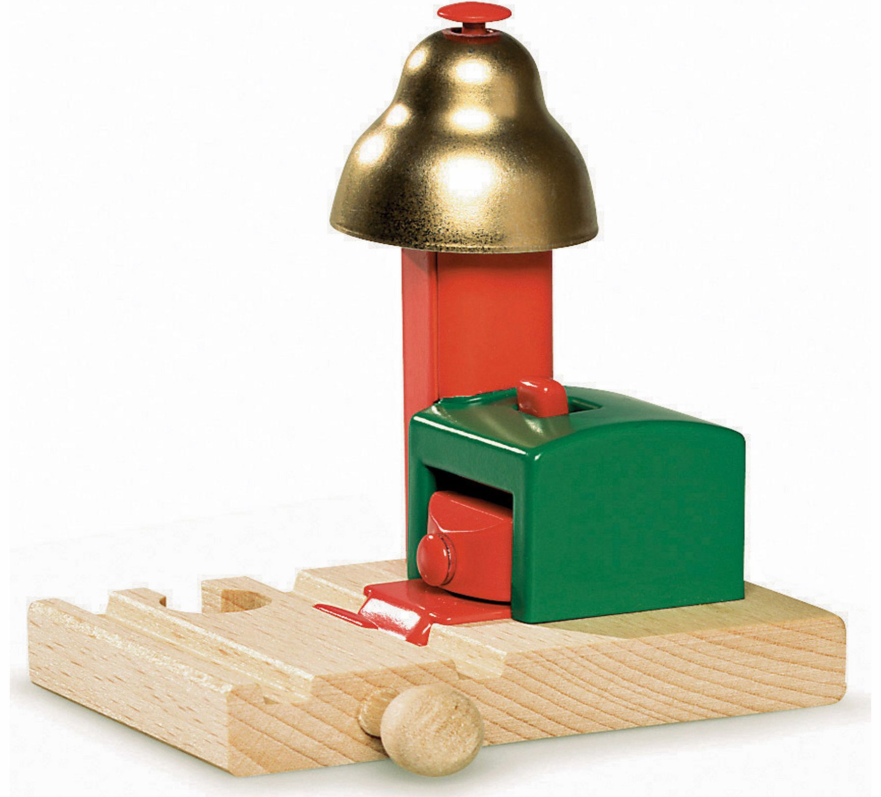Unbranded BRIO 33754 Wooden Railway System: Magnetic Bell Signal- Brio