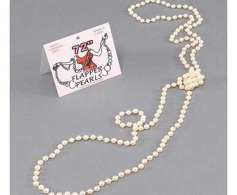 72`` Flapper Pearls Necklace