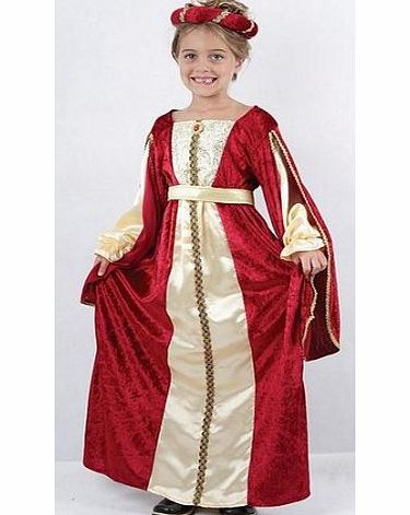 Royal Regal Princess- Royal Wedding- Tudor Princess Childrens Costume (Small)