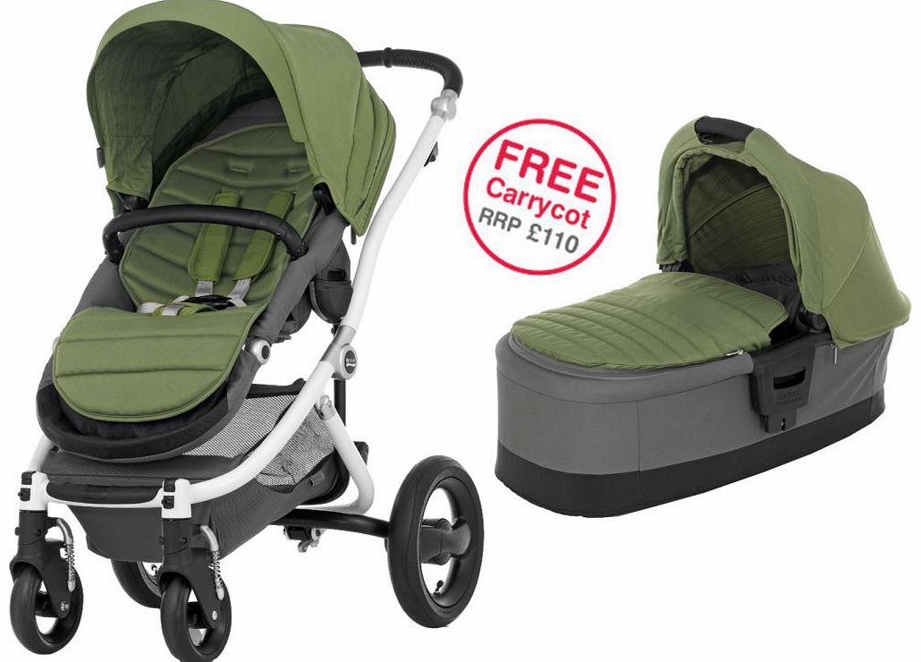 Affinity White Stroller Cactus Green 2014