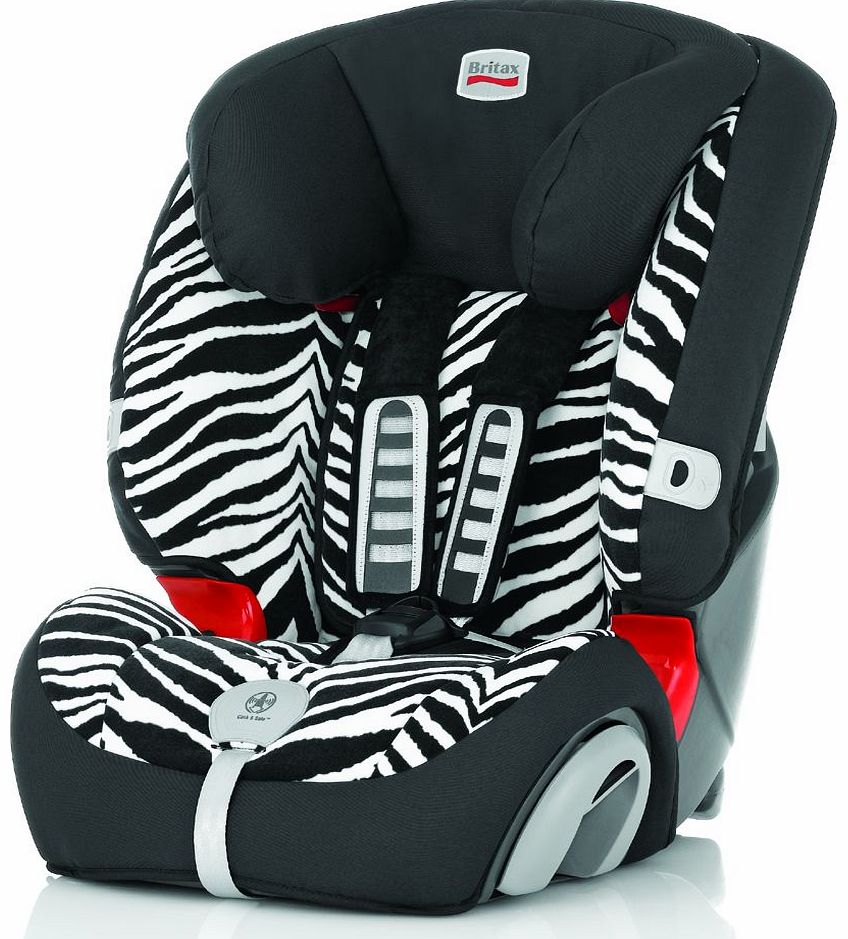 Evolva 1-2-3 Plus Car Seat Smart Zebra 2014