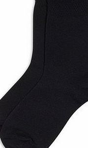 6 x BRITWEAR Kids Children Boys Girl Cotton Rich Plain School Socks Size:4-6 Colour:Black