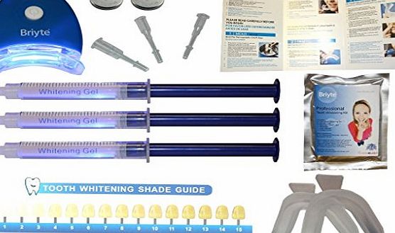  Teeth Whitening Pro Home Kit (TEETH WHITENING) with gel light & Briyte Crest