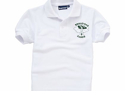 Broadoak Primary School Unisex Polo Shirt, White