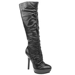 Female Gossip Pf Twist Knee Leather Upper ?40+ in Black
