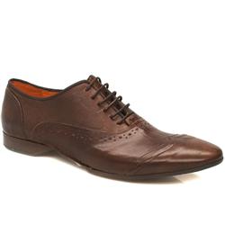 Male Bronx Brad Wing Oxford Leather Upper in Brown