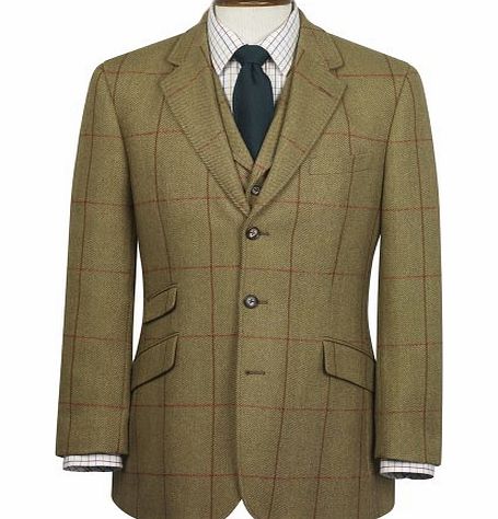 Brook Taverner - The Inverness Tweed Suit Jacket Finest Style In Tweed Size 40R