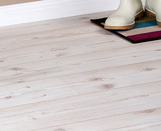 Brookling 2.22msq AC4 Commercial Laminate Flooring - Great Northern Pine - White