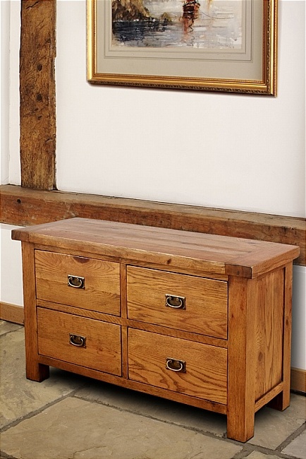 brooklyn Long 4 Drawer Chest of Drawers