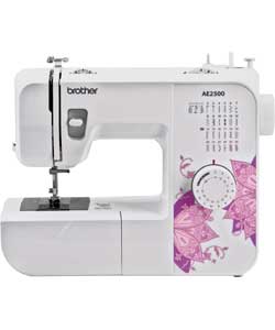 BROTHER 25 Stitch AE2500ZU1 Sewing Machine - White