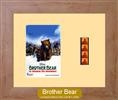 Brother Bear - Single Film Cell: 245mm x 305mm (approx) - beech effect frame with ivory mount