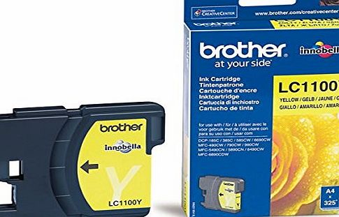 BROTHER  Original LC1100Y Yellow Ink Cartridge