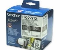 Brother DK-22212 - Labels - white - Roll 6.2 cm