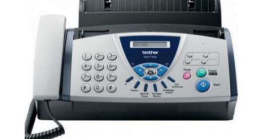 Brother Fax-T104 Plain Papper thermal Transfer Fax Machine
