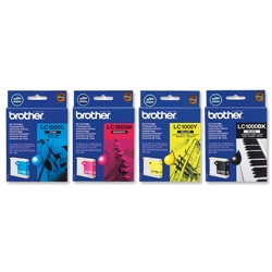 LC1000 CMYK Inkjet Cartridges Value Pack