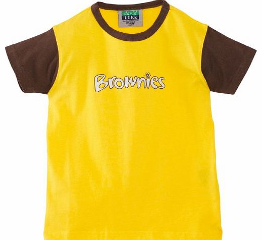 Brownie Girls T-Shirt Yellow C30IN