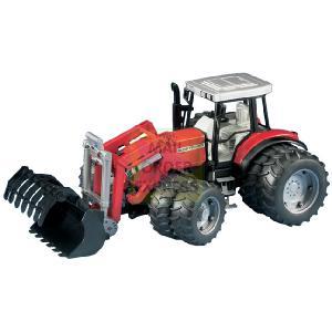 Bruder Massey Ferguson 8240 With Frontloader and Twin Tyres