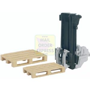 Bruder Mounting Fork Lift and Pallets 1 16